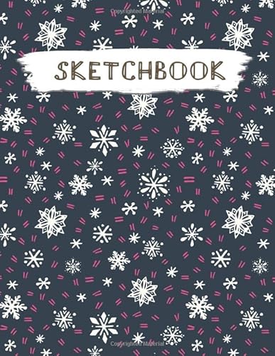 Stock image for Sketchbook: Christmas Pattern Practice Drawing, Paint, Write, Doodle, Large Blank Pages 8.5 x 11 for Notes, Sketching, Creative Diary, Manga and Journal (Volume 55) for sale by Ergodebooks