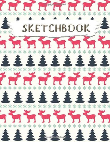 Stock image for Sketchbook: Christmas Pattern Practice Drawing, Paint, Write, Doodle, Large Blank Pages 8.5 x 11 for Notes, Sketching, Creative Diary, Manga and Journal (Volume 56) for sale by Ergodebooks