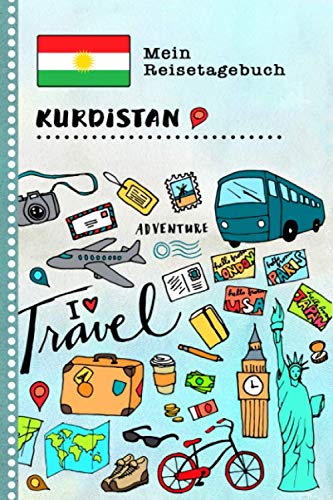 Imagen de archivo de Kurdistan Reisetagebuch: Kinder Reise Aktivittsbuch zum Ausfllen, Eintragen, Malen, Einkleben A5 - Ferien unterwegs Tagebuch zum Selberschreiben - Urlaubstagebuch Journal fr Mdchen, Jungen a la venta por Revaluation Books