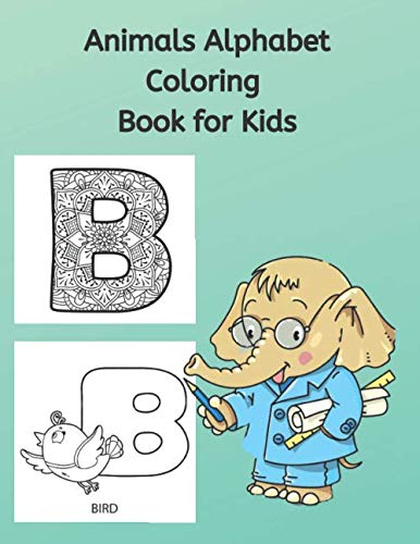 Beispielbild fr Animals Alphabet Coloring Book for Kids zum Verkauf von Revaluation Books