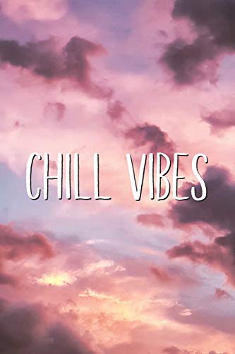 Chill Vibes: Relaxation Aesthetic Chilling Blank Lined Notebook