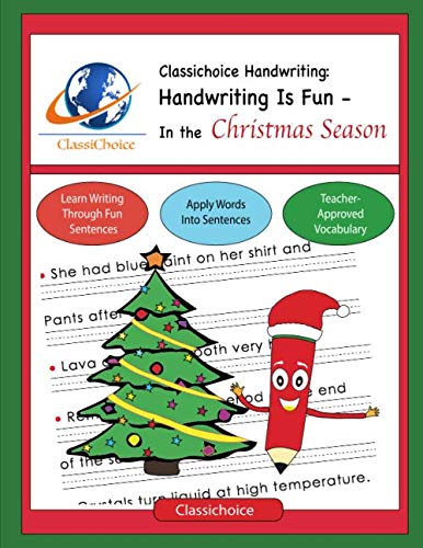 Imagen de archivo de Classichoice Handwriting: Handwriting Is Fun - For the Christmas Season a la venta por Revaluation Books