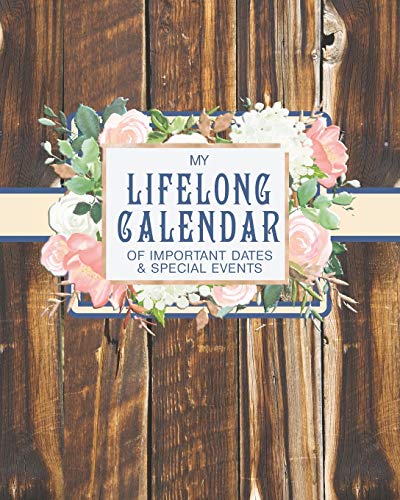 Stock image for My Lifelong Calendar of Important Dates & Special Events: Christian Perpetual Calendar Date keeper Reminder for Birthdays, Anniversaries and Memories with Bible Verses for sale by arcfoundationthriftstore
