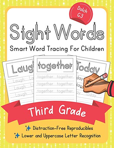 Stock image for Dolch Third Grade Sight Words: Smart Word Tracing For Children. Distraction-Free Reproducibles for Teachers, Parents and Homeschooling for sale by ThriftBooks-Atlanta