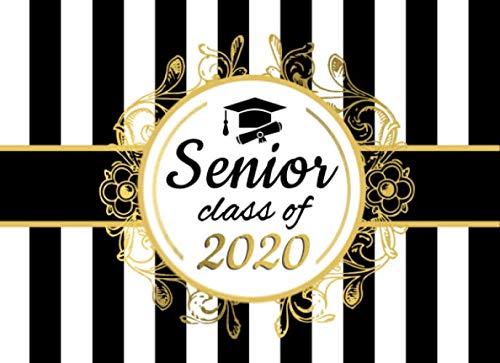 Stock image for Senior Class of 2020: Black and Gold Guest Book I Well Wishes, Memories & Keepsake with Gift Log I Graduation Decorations, Balloons and Gifts I Congrats Grad 2020 Advice Card Box Alternative for sale by Revaluation Books