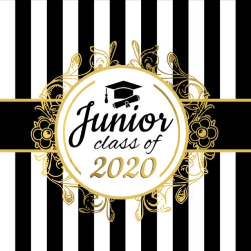 Stock image for Junior Class of 2020: Black and Gold Guest Book I Square Book I Well Wishes, Memories & Keepsake with Gift Log I Graduation Decorations, Balloons and . Grad 2020 Advice Card Box Alternative for sale by Revaluation Books