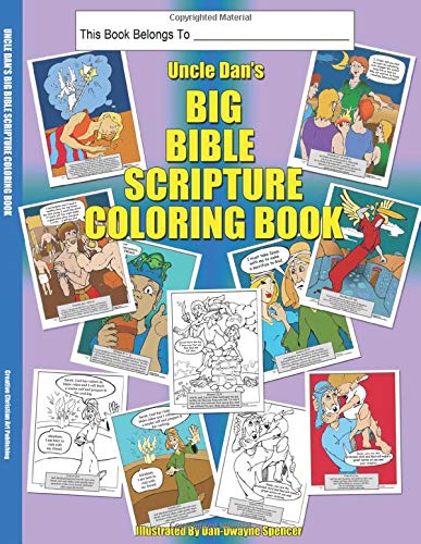 Stock image for Uncle Dan's Big Bible Scripture Coloring Book for sale by Revaluation Books
