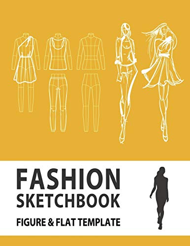 Fashion Sketchbook Figure Template: 430 Large Female Figure