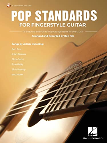 

Pop Standards for Fingerstyle Guitar : Arrangements for Solo Guitar Arranged & Recorded by Ben Pila - Book With Online Audio