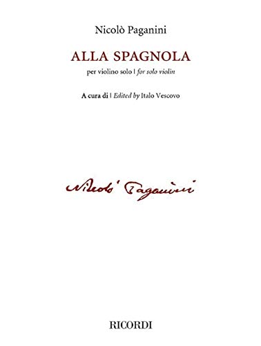 9781705111918: Alla Spagnola: For Solo Violin