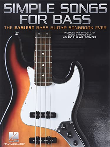 Beispielbild fr Simple Songs for Bass: The Easiest Bass Guitar Songbook Ever zum Verkauf von Blackwell's