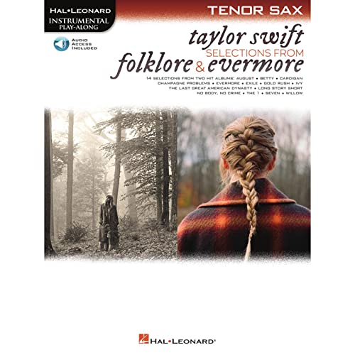 9781705133095: Taylor Swift - Selections from Folklore & Evermore: Tenor Sax Play-Along Book with Online Audio (Hal Leonard Instrumental Play-along)