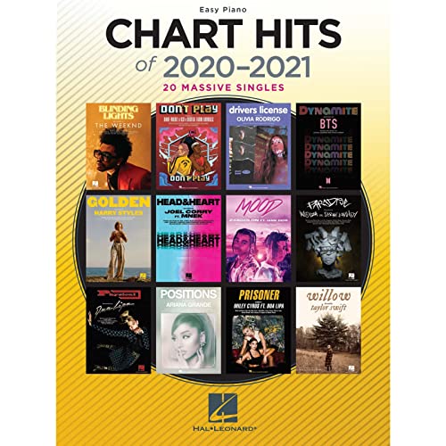 Beispielbild fr CHART HITS OF 2020-2021 EASY PIANO zum Verkauf von medimops