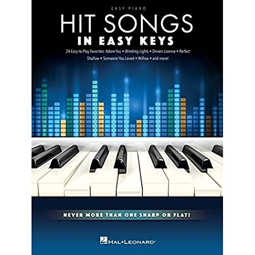 Stock image for Hit Songs - In Easy Keys: Easy Piano Songbook with Never More Than One Sharp or Flat! for sale by ThriftBooks-Dallas