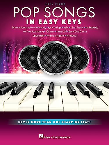 Stock image for Pop Songs - In Easy Keys: 24 Hits Arranged with Never More Than One Sharp or Flat! for sale by BookShop4U