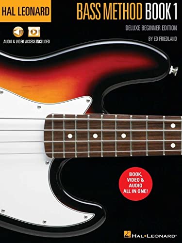 Beispielbild fr Hal Leonard Bass Method Book 1 - Deluxe Beginner Edition With Access to Audio Examples and Video Lessons Online by Ed Friedland zum Verkauf von Blackwell's