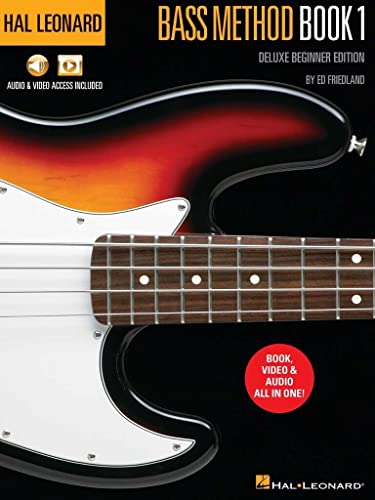 9781705176108: Ed friedland : hal leonard bass method book 1 - recueil + enregistrement(s) en ligne: Deluxe Beginner Edition Audio & Video Access Included