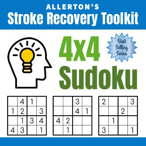 9781705349557: Stroke Recovery Toolkit: 4x4 Sudoku: Puzzles for Stroke Patients -- Rebuild Logic, Reasoning, and Confidence