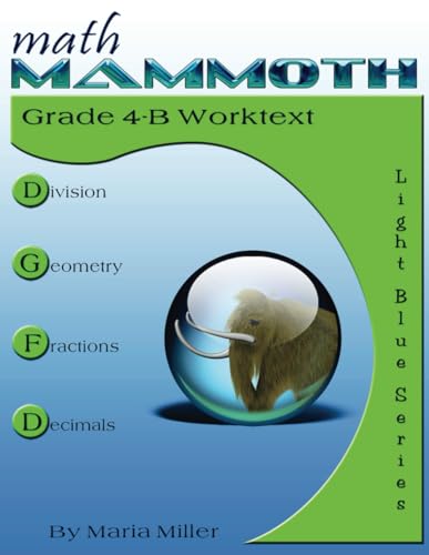 Stock image for Math Mammoth Grade 4-B Worktext for sale by Goodwill of Colorado