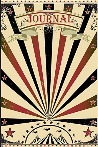 Stock image for Journal: Vintage Circus Notebook Journal|6x9|100 Wide-Ruled Pages|Soft Matte Cover for sale by Buchpark