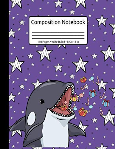 Beispielbild fr Merry Christmas Orca Candy Cane Gift Ocean Mammal Orca WhaleComposition Notebook 110 Pages Wide Ruled 8,5 x 11 in: XMas Organizer Journal Planner zum Verkauf von Revaluation Books