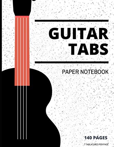 Stock image for Guitar Tabs Paper Notebook for sale by Revaluation Books