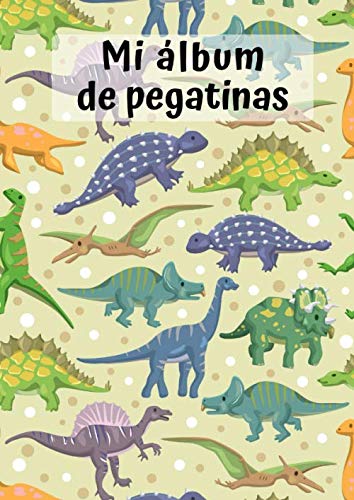 Imagen de archivo de Mi lbum de pegatinas: Dinosaurio 3 | 30 Pginas | en Blanco | Sin Papel de Silicona | Idea de Regalo a la venta por Revaluation Books