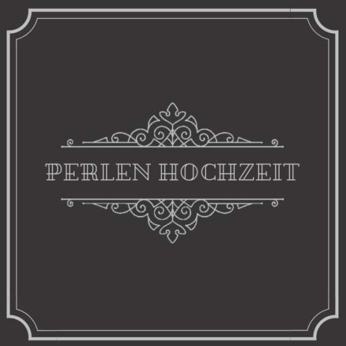 Beispielbild fr Perlen Hochzeit: Gstebuch zum Ausfllen und Eintragen der Glckwnsche und Fotos auf 120 Seiten fr 60 Gste | Edles Softcover im 21x21cm Format in Schwarz Silber | Ideale Geschenkidee zum Verkauf von Revaluation Books