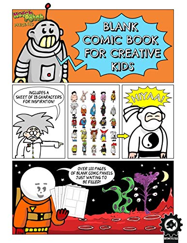 Beispielbild fr Blank Comic Book For Creative Kids: Over 100 Pages Of Blank Panels To Help Create Your Own Comic zum Verkauf von WorldofBooks