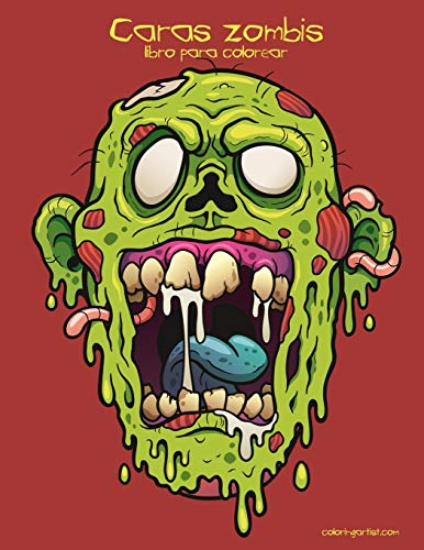 Stock image for Caras zombis libro para colorear for sale by Chiron Media