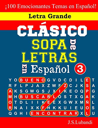 9781706910183: CLSICO SOPA De LETRAS En Espaol; 3 (Sopa De Letras En Espaol: Serie Clsica)