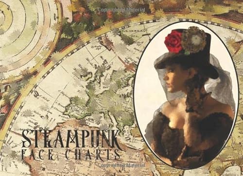 Stock image for Steampunk Face Charts: Victorian Ladies Steampunk Costume Essentials Planner for Makeup Hair Jewelry and Accessories for sale by Revaluation Books