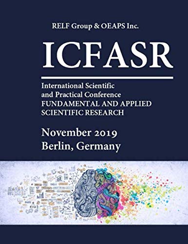 Stock image for FUNDAMENTAL AND APPLIED SCIENTIFIC RESEARCH (ICFASR): November 2019, Berlin   Germany for sale by Revaluation Books