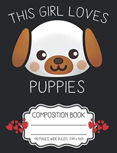 Immagine dell'editore per College Ruled Notebook This Girl Loves Puppies (7.44 x 9.69): Dog Gift for Girls venduto da Buchpark
