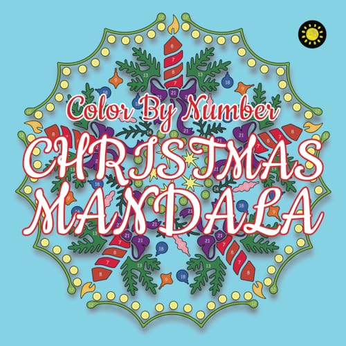 Stock image for CHRISTMAS MANDALA Color By Number: 3D Mosaic Color By Number Book for Adults Relaxation and Stress Relief (MOSAIC Color By Number Books) for sale by SecondSale