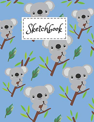 9781709623837: Sketchbook: Cute Baby Koala Bear Cartoon Themed Cover Design  Sketchbook 