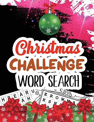 9781709706851: Christmas Challenge Word Search: Cleverly Hidden Word Searches for Adults, Teens, Scrooge Puzzle Book, Word Search Puzzle book Christmas, Exercise Your Brain Activity Book, Christmas Gift