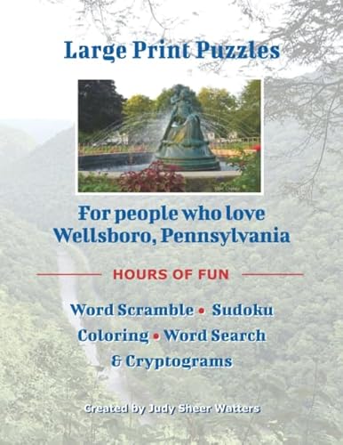 Stock image for Large Print Puzzles: for people who love Wellsboro, Pennsylvania for sale by Revaluation Books