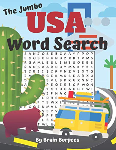 9781709831539: The Jumbo USA Word Search: Tour the United States with 50 Word Search Puzzles and Fun State Facts