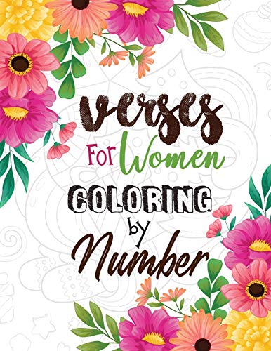 9781710254402: Verses for Women Coloring by Number: Women Christmas Coloring Book, A Christian Coloring Book gift card alternative, Good Vibes relaxation and Inspiration