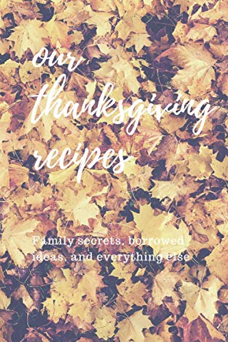 Imagen de archivo de Thanksgiving Recipe Journal a la venta por Revaluation Books