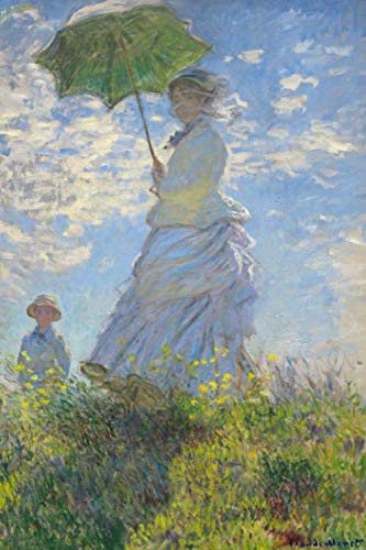 Imagen de archivo de Monet Journal #5: Cool Artist Gifts - Woman with a Parasol. Madame Monet and Her Son Claude Monet Notebook Journal To Write In 6x9" 150 Lined Pages a la venta por Revaluation Books