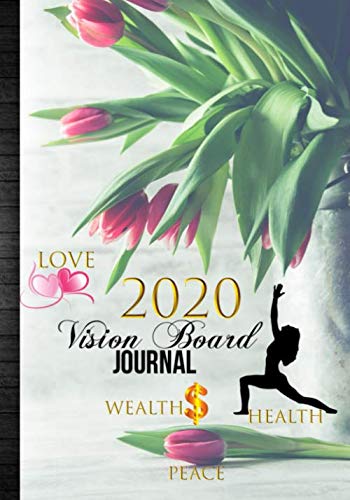 Imagen de archivo de Vision Board Journal 2020: Cute Women 2020 Law of Attraction Love Success Wealth Health Manifestation Notebook To Write In with Gratitude & Positive Affirmations Pages a la venta por Revaluation Books