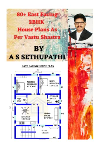 Stock image for 80 East Facing 2BHK House Plans As Per Vastu Shastra for sale by PBShop.store US