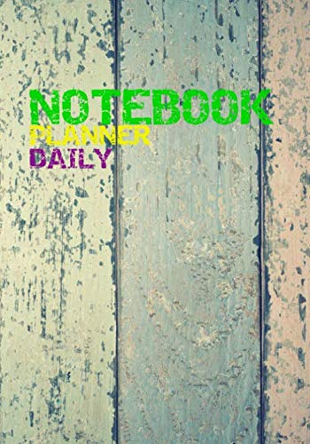 Imagen de archivo de Notebook Planner Daily: Notebook lined paper, The perfect idea for a gift or help yourself (7 x 10 inches, Glossy Cover, 110 Pages) a la venta por Revaluation Books