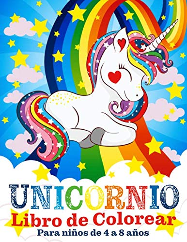 Unicornios Libro Para Colorear Para Niños Edades 4-8 de Activity