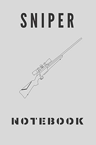 Stock image for Sniper Notebook: Army gifts for soldiers and army lovers and men and women | Lined notebook/journal/logbook for sale by Ergodebooks