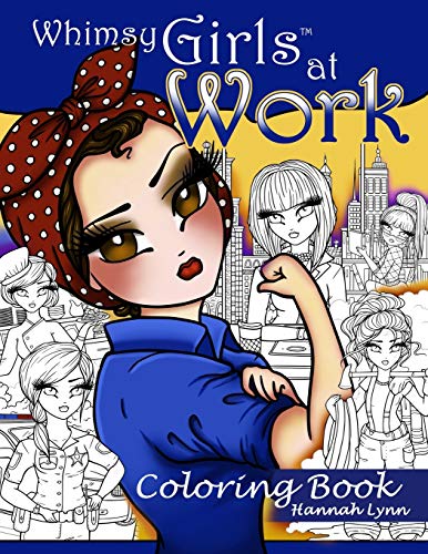 Stock image for Whimsy Girls at Work Coloring Book for sale by HPB-Ruby