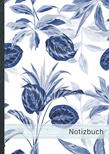 Stock image for Notizbuch: blanko Notizheft   A4-Format, 100+ Seiten, mit Register, Soft Cover   Motiv  Palm Leaf"   Original by #Goldesel   Blank Notebook   Perfekt als Skizzenbuch, Matheheft, Schulheft, bungsheft for sale by Revaluation Books