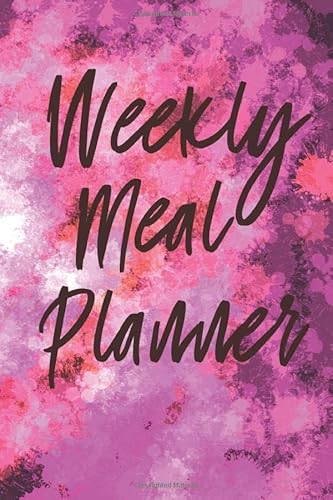 Stock image for Weekly Meal Planner: 52 Week Food Menu Planner and Shopping Grocery List for Family or Personal Use for sale by Revaluation Books